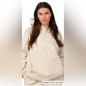 NWT Comfort Minimalist Hoodie | Size Small | Color BONE * discontinued color*